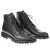 Botte à lacets en veau vieilli noir - Fratelli Borgioli - Artisanat italien
