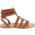 Sandalias romanas de cuero marron para hombres hechos a mano en Italia