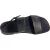 Handmade mens sandals in black leather made in Italy