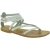 Weiße Gladiator-Sandalen aus Leder für Damen – Handgefertigt in Italien