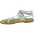Weiße Gladiator-Sandalen aus Leder für Damen – Handgefertigt in Italien